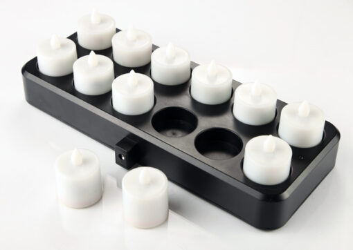 Candles Recharge Remote control rechargeable tea light candles set of 12, flameless candles, flameless rechargeable candles