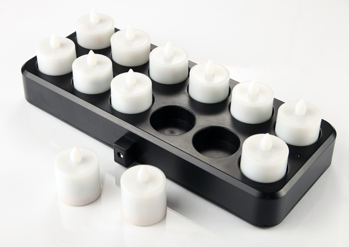 Candles Recharge Remote control rechargeable tea light candles set of 12, flameless candles, flameless rechargeable candles