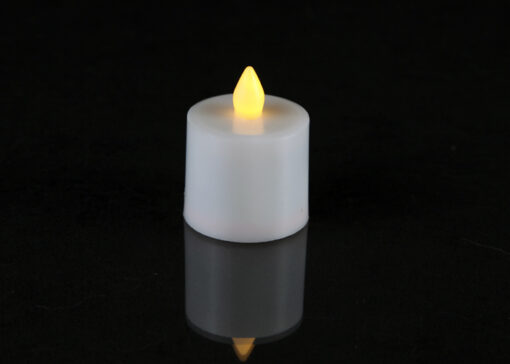 Amber Flameless Rechargeable LED Tea Lights With Remote Control