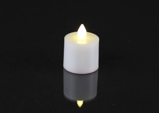 Warm White Flameless Recharegable Tea Light Candle